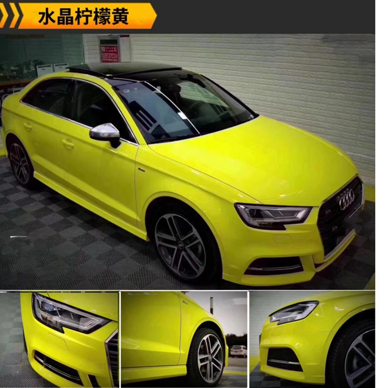 汽车改色膜贴膜全车膜车身贴膜汽车保护膜整卷电光水晶色定制