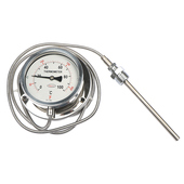 远传温度计 锅炉印染水油温表 WQWZ压力式 温度计