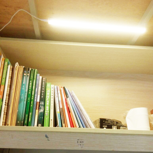 直插式ld灯条日光灯管插座超亮宿舍桌有线台灯插线挂墙寝室