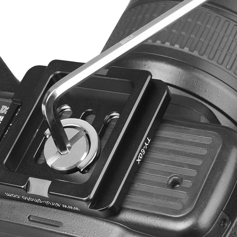 思锐  三脚架单反相 球形云台 阿卡口快装板 带手腕带接卡铝合金