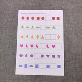 模式 初步推理能力 训练 观察力 适合岁幼儿找规律宝宝涂色