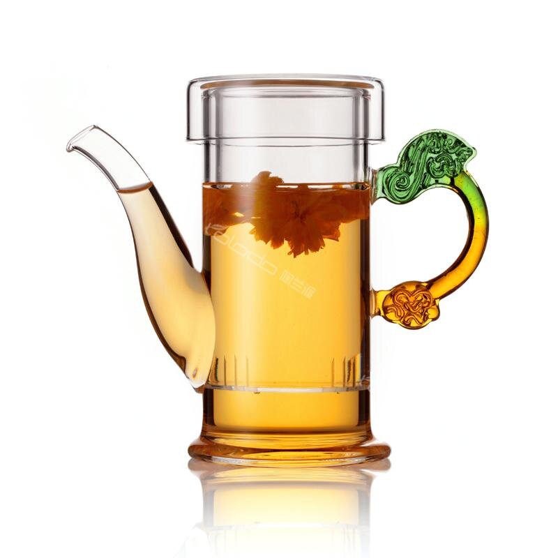 龙把红茶壶 耐热杯茶具 带把带嘴带泡茶器
