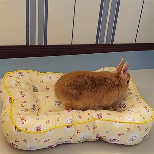兔子趴趴垫侏儒兔夏天专用睡觉窝小兔兔小窝宠物兔用品宠物床睡垫