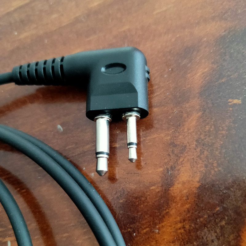 对讲机耳机K头M头Y头插头耳挂式柔韧挂式耳机线单吼耳唛耳塞对讲