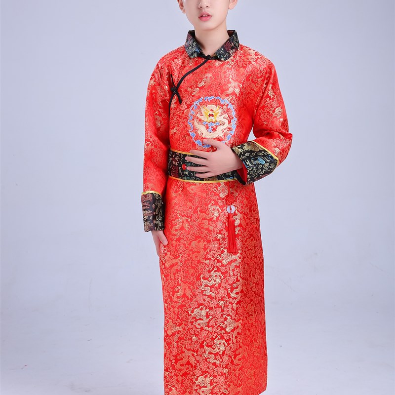 古装清朝贝勒爷阿哥服皇帝服装成人少爷员外古代宫廷王爷演出服男