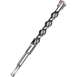 电锤冲击圆柄十字方柄四坑加长打钢筋水泥墙钻头