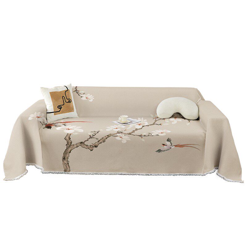 沙发盖布四季通用高级感单人人三人全盖秋冬新款防滑防猫抓盖毯