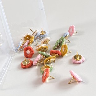 图钉毛毡墙工字钉大头钉毛毡板钉子软木板图钉照片墙装饰毛毡小装