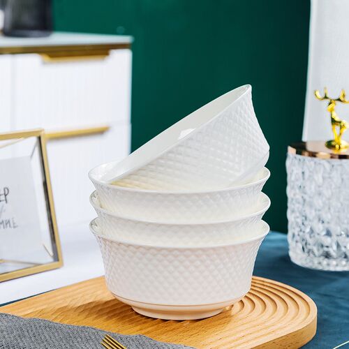 釉下彩吃饭碗创意小碗骨瓷汤面碗大号饭碗面碗大汤碗