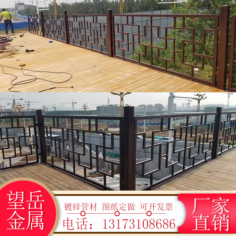 铁艺护栏围栏小区工厂学校围墙别墅庭F院栅栏阳台防护栏热镀锌栏