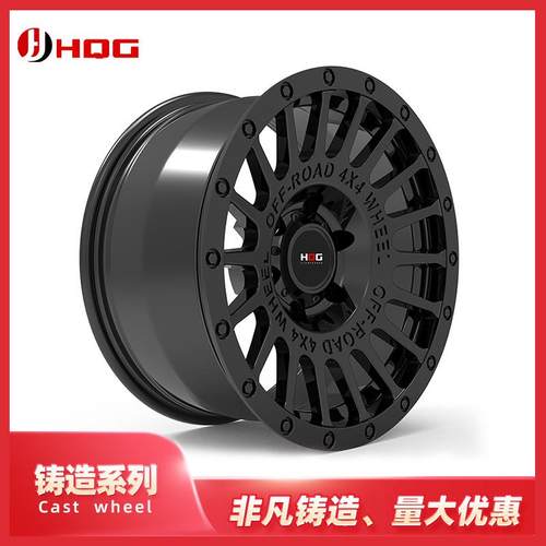 QG17寸越野改装轮毂适用于福特ranger皮卡坦克300长城炮牧马人等