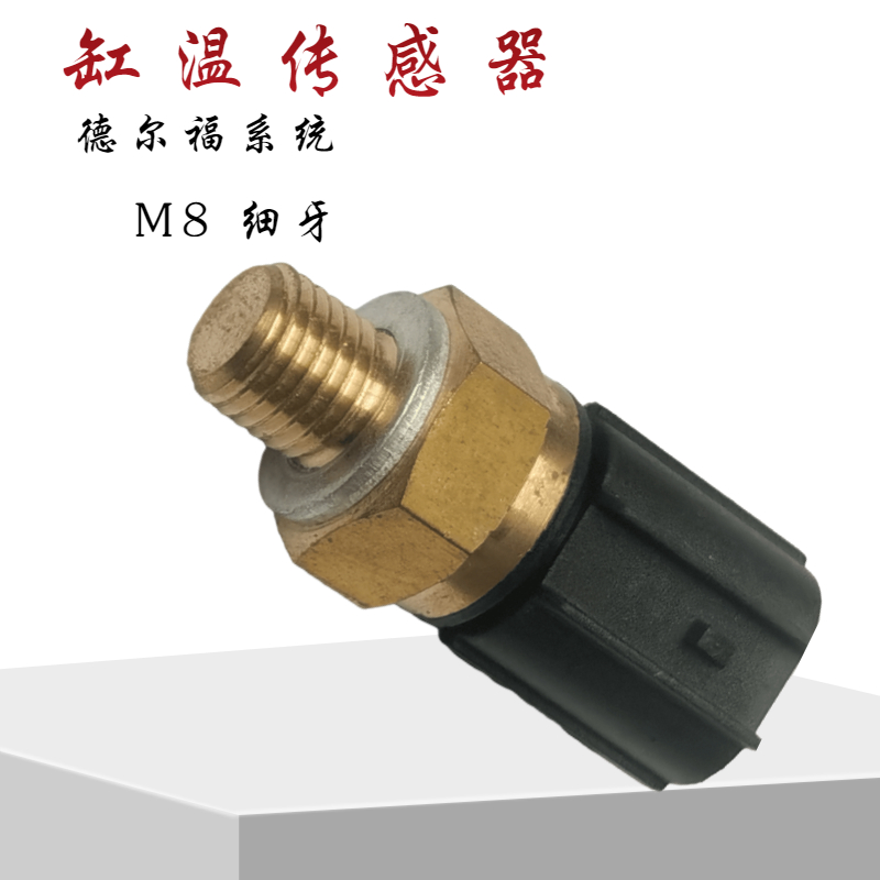德尔福电喷摩托车国四系统发动机缸温传感器缸头温度感应器装置