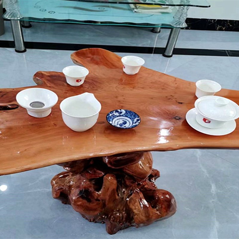 天然实木根雕凳子茶几坐凳花架底座家用摆件实木树桩木凳树根板凳