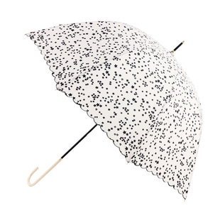 超拱形长伞星星皮烫金边超轻细女小新学生阿波罗雨伞