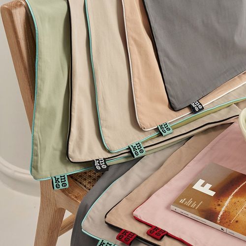 纯棉枕套100S长绒棉磨毛枕套一对装纯棉全棉枕芯套