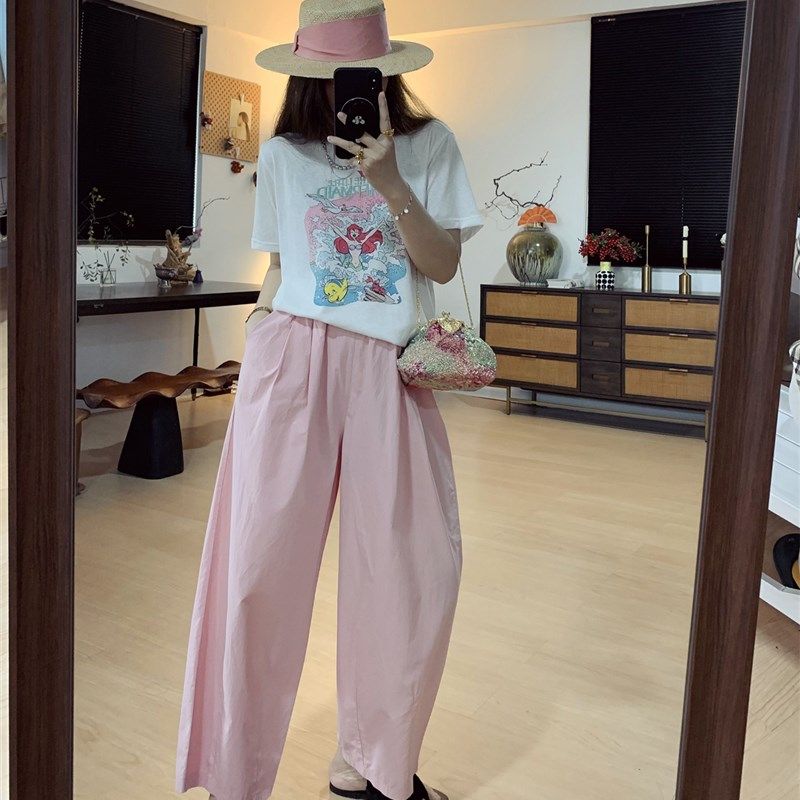 145xxs梨形身材裤子七分气球裤女夏季小个子八分日杂风休闲奶奶裤,女装/女士精品,休闲裤,淘宝优惠券,粉丝福利购,淘宝优惠卷