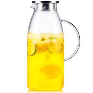 超大号容量耐热高温玻璃凉水杯储凉白开冷水壶过滤泡茶壶凉壶家用