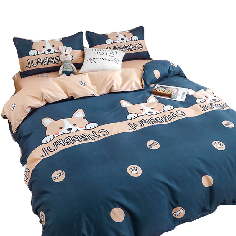 水洗棉床笠四件套秋冬3床单被套裸睡学生宿舍单人床上用品三件套4,床上用品,床品套件/四件套/多件套,淘宝优惠券,粉丝福利购,淘宝优惠卷