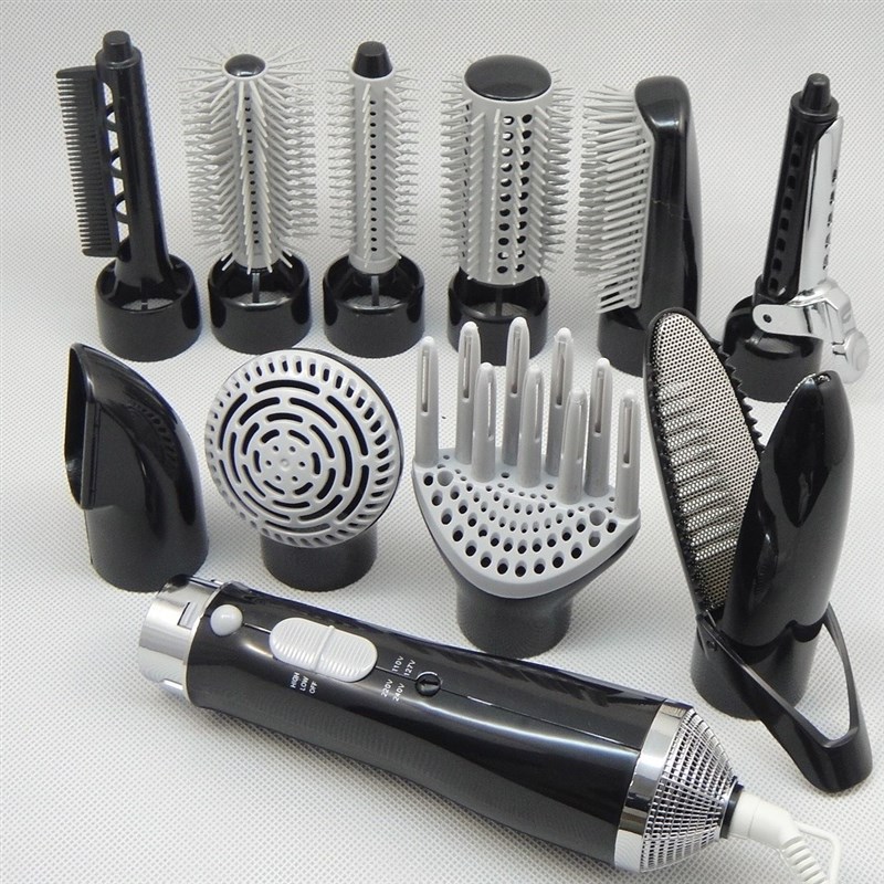 多功能直发卷发电吹风机梳子大功率家用美发造型工具套装10