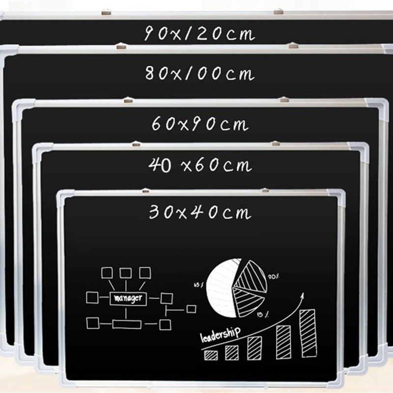 包邮留言板家用小木质框黑板挂式粉笔写40*60*90学生教学磁性白板,文具电教/文化用品/商务用品,白板,淘宝优惠券,粉丝福利购,淘宝优惠卷