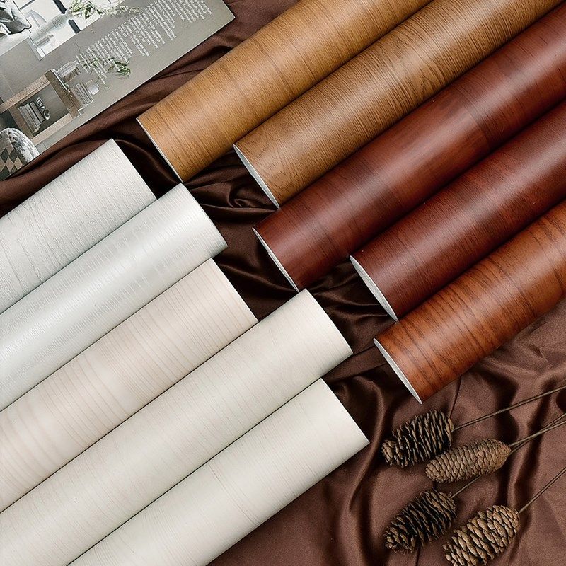 仿木纹贴纸墙纸自粘桌面柜子防水家具翻新贴衣柜桌子木门防潮壁纸,家居饰品,软装墙贴,淘宝优惠券,粉丝福利购,淘宝优惠卷