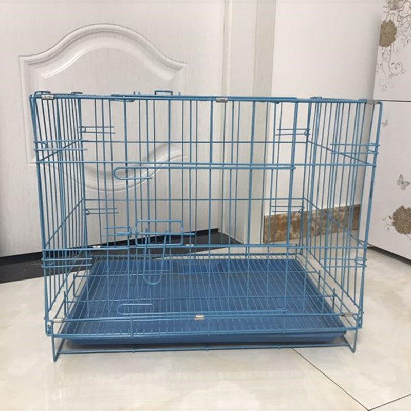 狗笼子泰迪小型犬中型犬狗笼室内折叠带厕所家用猫笼兔子笼鸽子笼