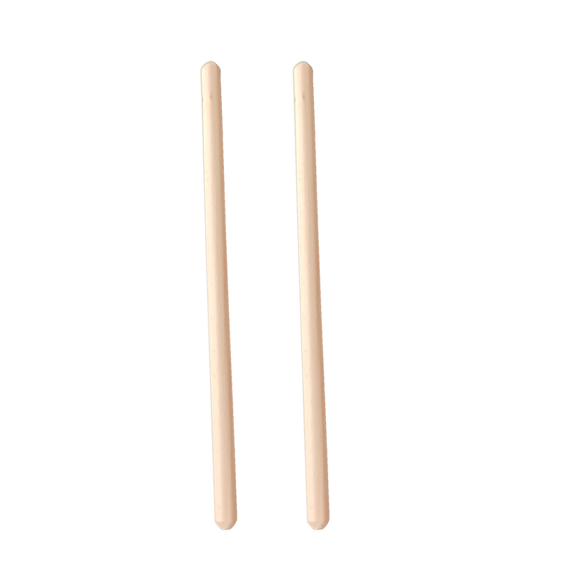 木鱼鎚子实木帝锺捶大小号原色木鼓槌1对铃鼓棒寺院法器钟鼓槌子
