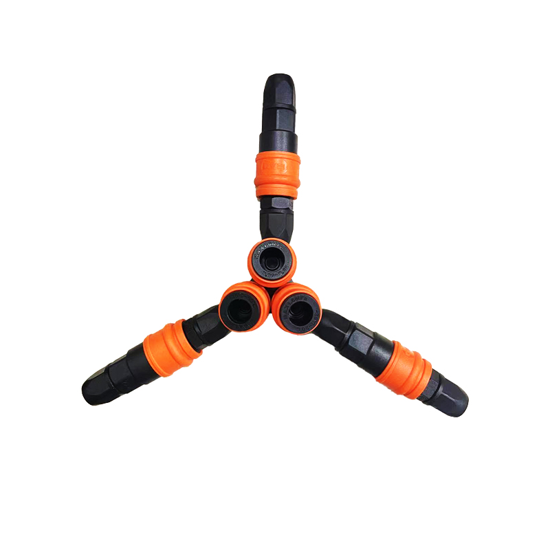 气泵空压机3通2通快接木工用快插公母接头气管接头8mm10mm12mm