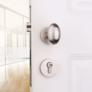 依佰利美式 仿古静音门锁 室内房门锁青古铜球形锁北欧卧室简约欧式