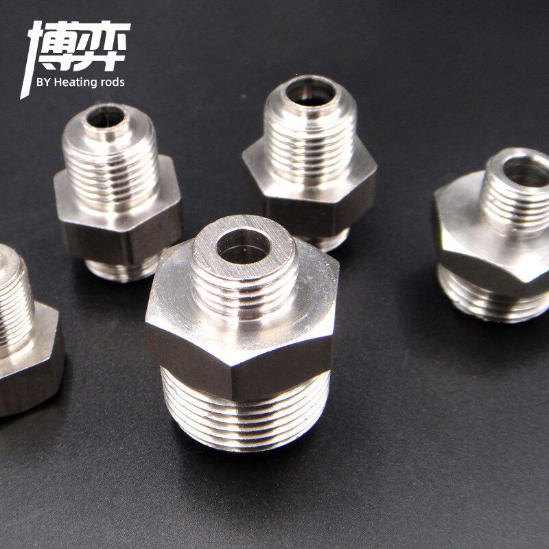 304不锈钢外丝转换接头 异径接头 M12*1.5/M16*1.5转英制4分6分