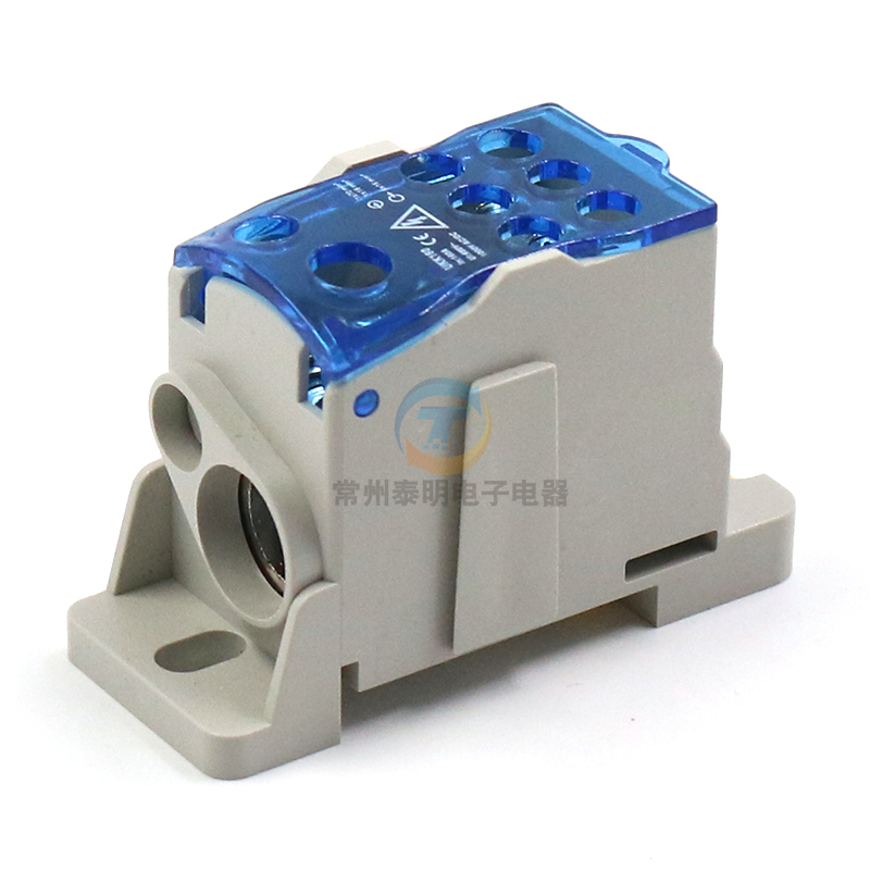 分线端子接线盒接线端子排UKK-160A导轨式卡轨大电流连接