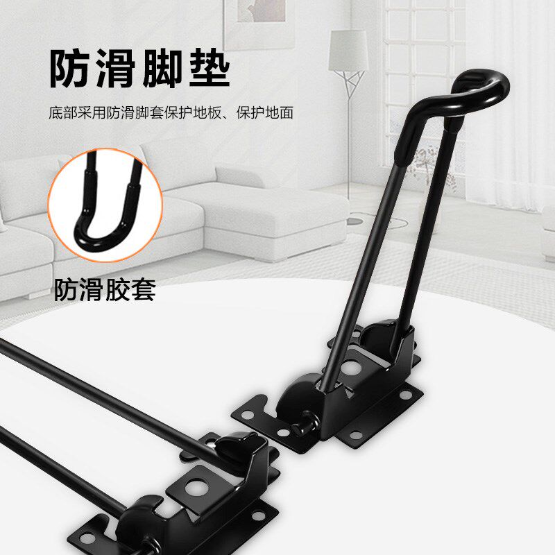 折叠桌腿支架加厚炕桌床上茶几脚户外露营金属脚架折叠配件桌子腿