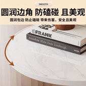 沙发边几客厅2024新款 圆桌子可升降带轮移动小茶几休闲多功能角几