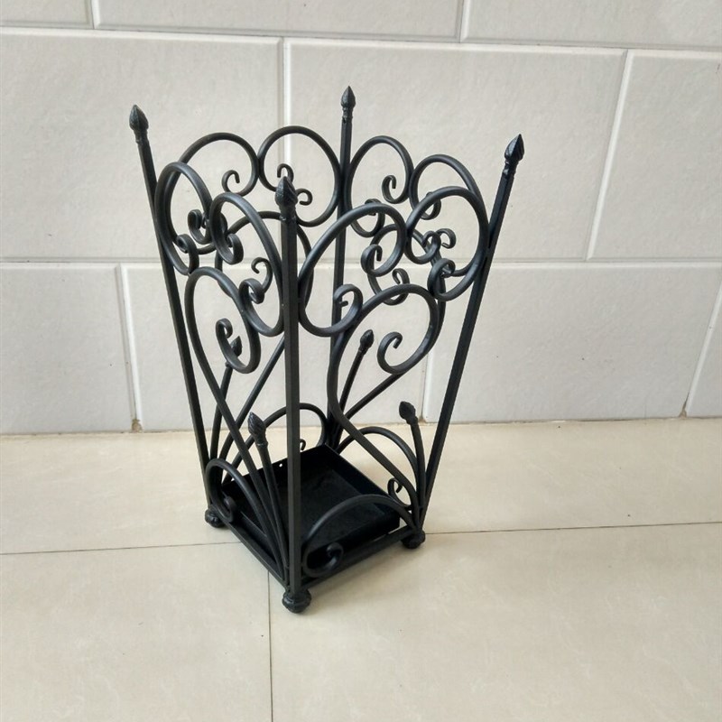 酒店大堂雨伞架 欧式家用雨伞架 铁艺创意雨伞架雨伞桶收纳桶包邮