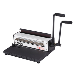 雷盛1500B34R圆孔铁圈装 订机 订机全抽刀台历标书样册打孔机打孔装