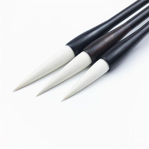 包邮 残月 细光峰 专业书画用笔 行楷隶颜篆 包邮 毛笔单支订做