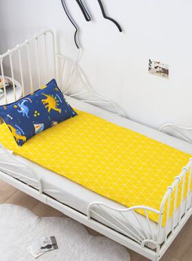 纯棉幼儿园床垫儿童宝宝卡通婴儿床60x135cm全棉可拆洗垫被床垫套
