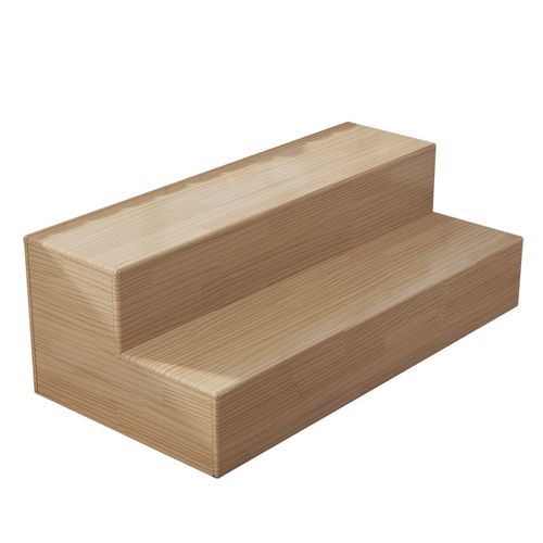 实木踏步楼梯层脚踏梯形台阶式垫高板阳台增高凳防滑室外定制