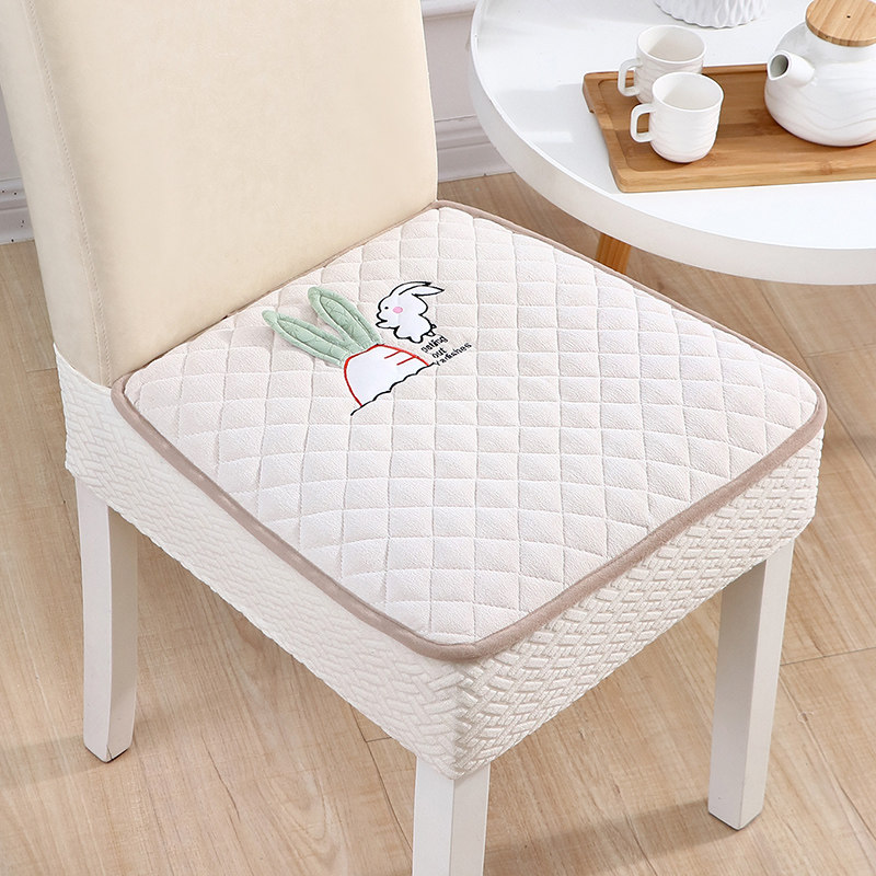 四季家用椅子套久坐加厚