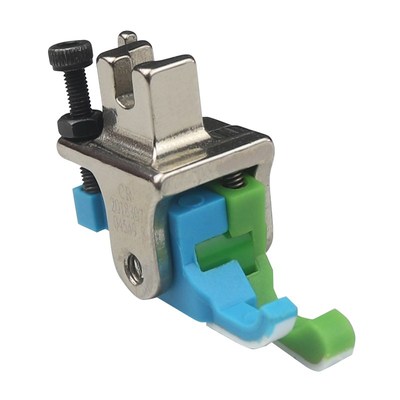 新款平车铁氟龙高低滚轮压脚厚薄通用缝纫机耐磨塑料高低止口压脚