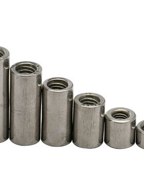 加长加厚六角圆柱通丝焊接螺母MMMMM加长圆螺母
