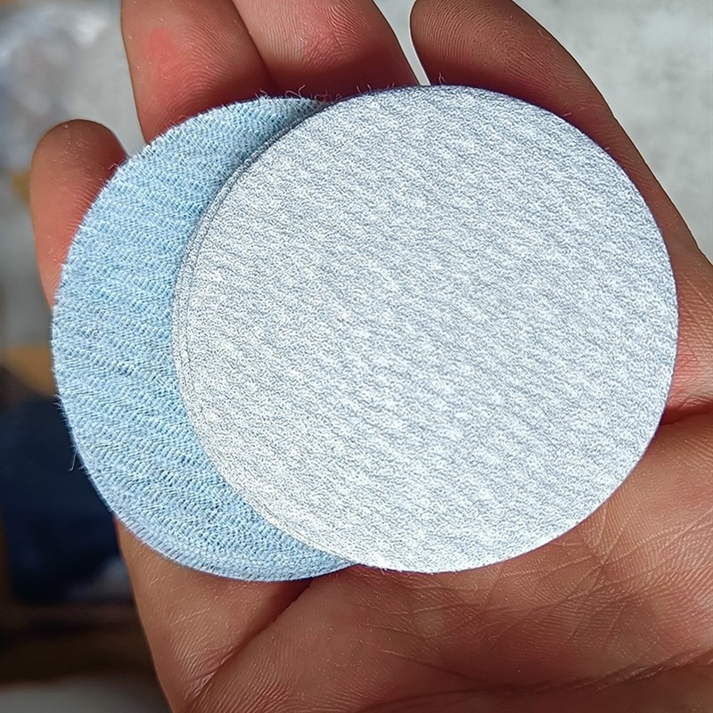 砂纸马牌植绒砂纸5寸自粘圆盘砂纸片干磨砂皮背绒砂碟2寸寸