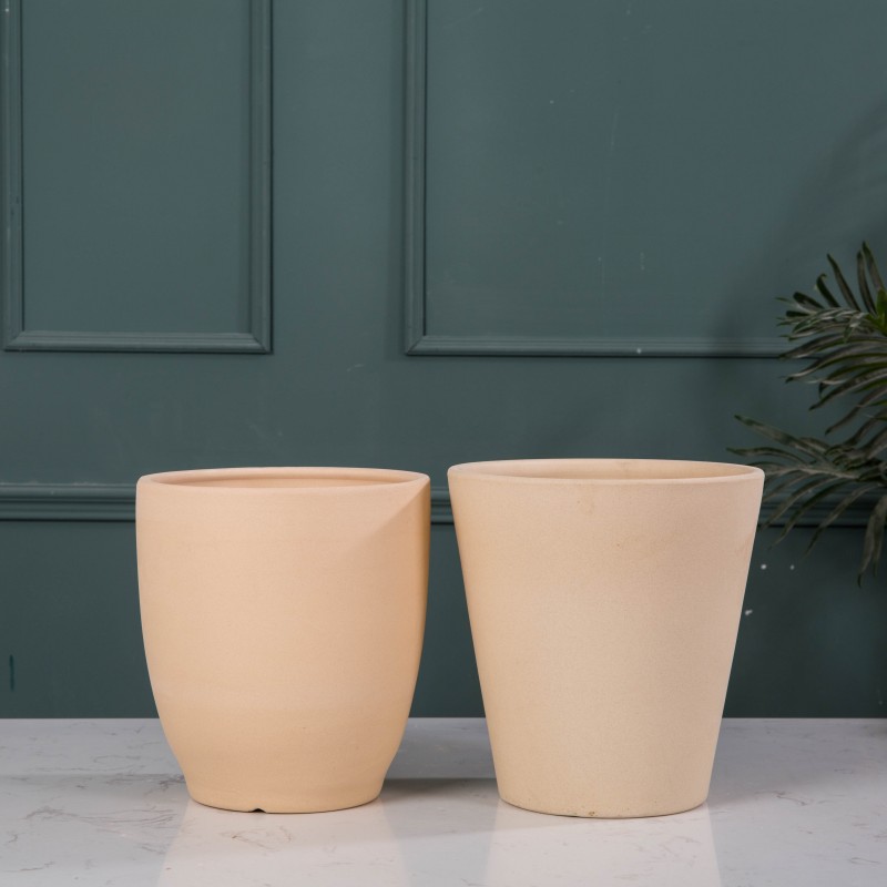 特大号无釉素烧陶瓷花盆透气性好的陶土花盆客厅落地大绿植种树盆