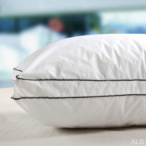 纤丝羽绒枕枕头枕芯一对真空压缩芯高枕不变形家用双人抌沈帎头芯