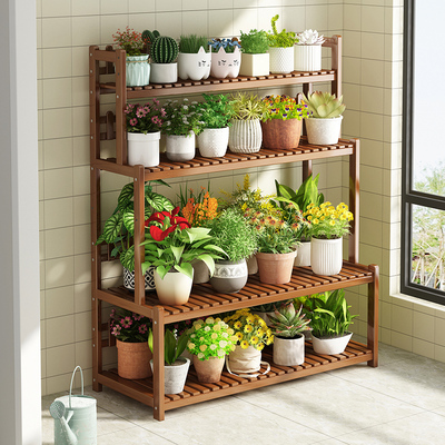 花架阳台落地式多层置物架多肉花盆托架阶梯式不占空间小型绿植架