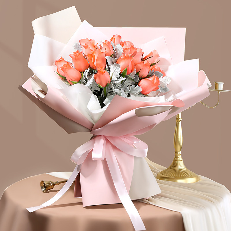 七夕520情人节纪念日生日礼物DIY红玫瑰鲜花手捧花束鲜花云南直发