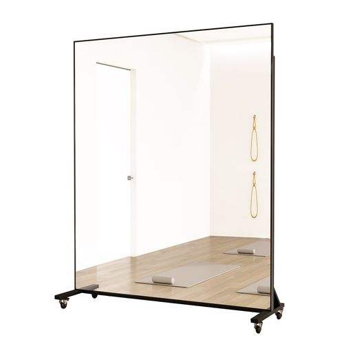 全身镜 可移动舞蹈镜家用健身镜跳舞镜子 瑜伽镜带轮子舞蹈室镜子