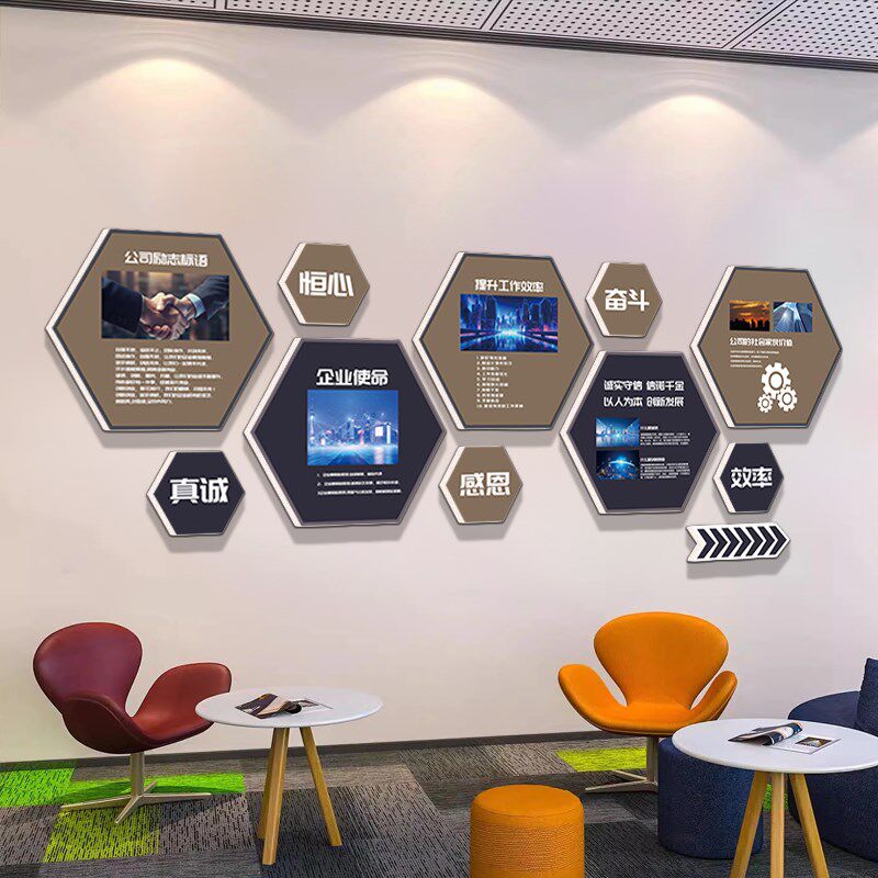 公司进门前台形象背景墙装饰贴挂画企业文化墙办公室氛围布置设计,家居饰品,文化墙贴,淘宝优惠券,粉丝福利购,淘宝优惠卷