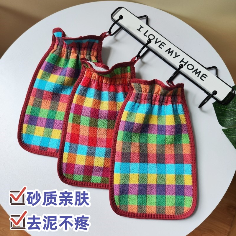 搓澡巾手套洗澡巾神器家用男女成人双面磨砂搓后背无痛不伤肤搓背