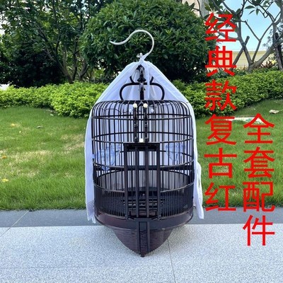 贵州画眉鸟笼竹制画眉鸟笼子八哥鸟笼广式鸟笼云雀鸟笼广西广笼